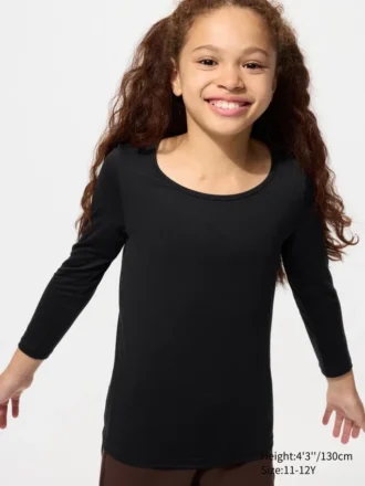 Camiseta infantil HEATTECH con cuello redondo