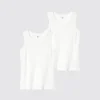Camiseta interior de algodón para niños | Paquete de 2 Camiseta interior de algodón para niños | Paquete de 2