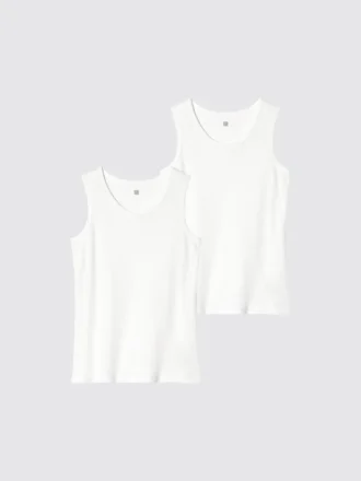 Camiseta interior de algodón para niños | Paquete de 2