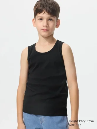 Camiseta interior de algodón para niños | Paquete de 2