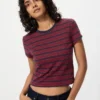 Camiseta mini para mujer | A rayas Camiseta mini para mujer | A rayas