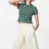 Camiseta mini para mujer | A rayas Camiseta mini para mujer | A rayas