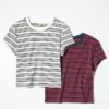 Camiseta mini para mujer | A rayas Camiseta mini para mujer | A rayas