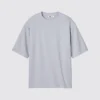 Camiseta oversize unisex de algodón AIRism | Mangas cortas Camiseta oversize unisex de algodón AIRism | Mangas cortas