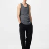 Camiseta sin mangas de canalé Dry Color para hombre Camiseta sin mangas de canalé Dry Color para hombre