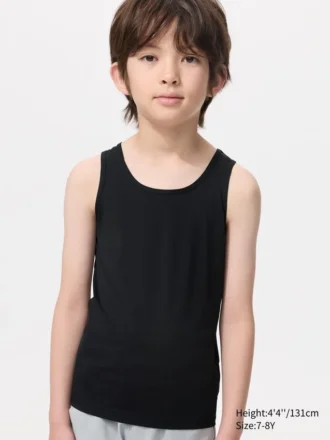 Camiseta sin mangas de malla AIRism para niños
