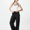 Camiseta sin mangas de mujer con canalé suave | Ringer Camiseta sin mangas de mujer con canalé suave | Ringer