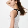 Camiseta sin mangas de mujer con canalé suave | Ringer Camiseta sin mangas de mujer con canalé suave | Ringer