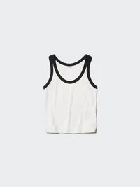Camiseta sin mangas de mujer con canalé suave | Ringer Camiseta sin mangas de mujer con canalé suave | Ringer