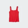 Camiseta sin mangas de punto calado para mujer Camiseta sin mangas de punto calado para mujer