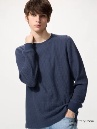 Camiseta unisex de tejido waffle