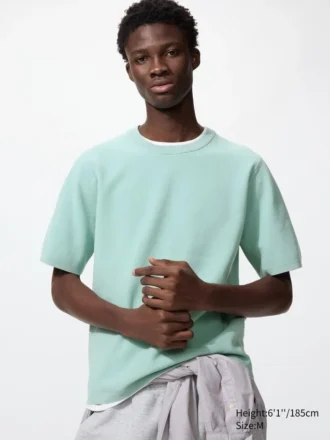 Camiseta unisex lavable de punto acanalado Milano