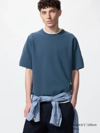 Camiseta unisex lavable de punto acanalado Milano