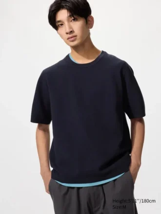 Camiseta unisex lavable de punto acanalado Milano