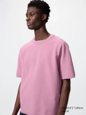 Camiseta unisex lavable de punto acanalado Milano