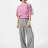 Camiseta unisex lavable de punto acanalado Milano