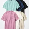 Camiseta unisex lavable de punto acanalado Milano
