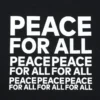 Camisetas gráficas unisex «Peace for All» | Kashiwa Sato