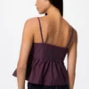 Camisola de algodón con estampado Dobby para mujer Camisola de algodón con estampado Dobby para mujer
