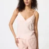 Camisola de mezcla de lino para mujer Camisola de mezcla de lino para mujer