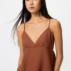 Camisola de mezcla de lino para mujer Camisola de mezcla de lino para mujer