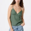 Camisola de mezcla de lino para mujer Camisola de mezcla de lino para mujer