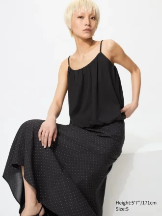 Camisola fruncida tipo globo para mujer Camisola fruncida tipo globo para mujer