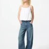 Camisola fruncida tipo globo para mujer Camisola fruncida tipo globo para mujer