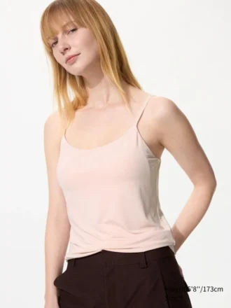 Camisola sin mangas con sujetador AIRism para mujer