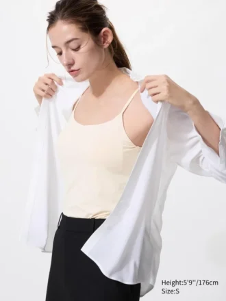 Camisola sin mangas con sujetador AIRism para mujer