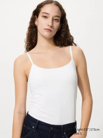 Camisola sin mangas con sujetador AIRism para mujer Camisola sin mangas con sujetador AIRism para mujer
