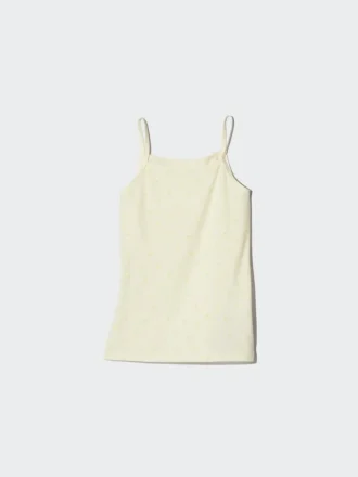 Camisola sin mangas para niños de mezcla de algodón AIRism | Estampada