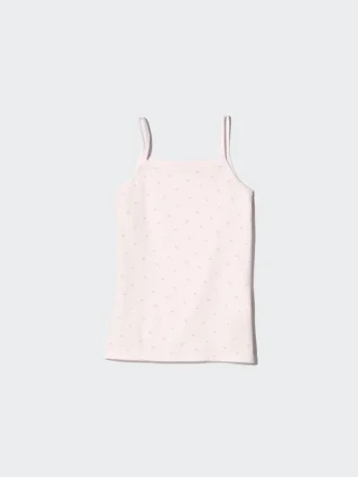Camisola sin mangas para niños de mezcla de algodón AIRism | Estampada