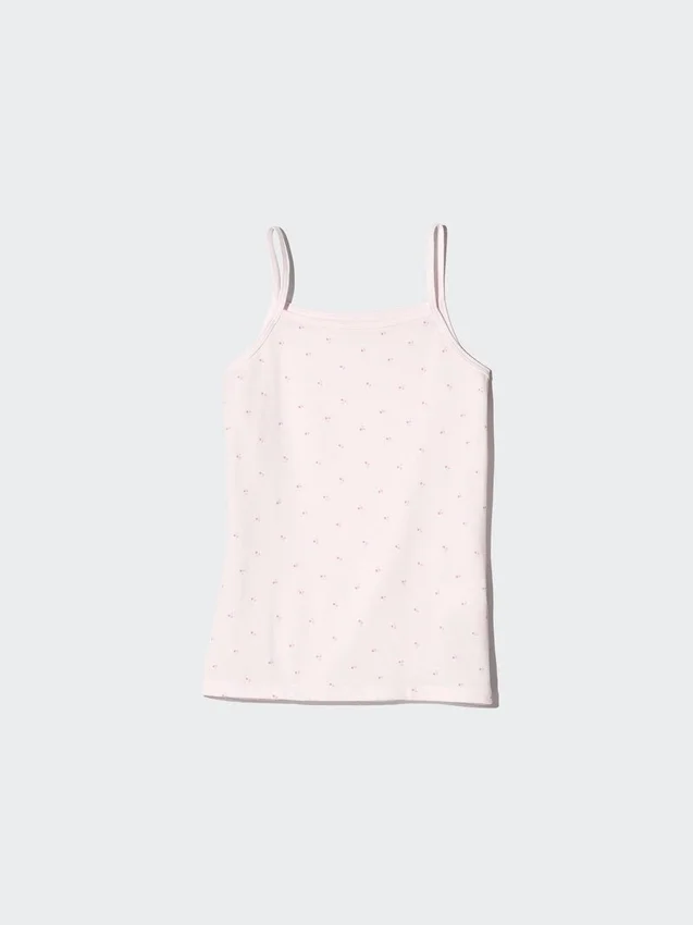 Camisola sin mangas para niños de mezcla de algodón AIRism | Estampada Camisola sin mangas para niños de mezcla de algodón AIRism | Estampada