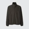 Cazadora con cremallera de jersey cepillado para hombre Cazadora con cremallera de jersey cepillado para hombre