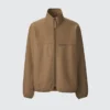 Cazadora con cremallera de jersey cepillado para hombre Cazadora con cremallera de jersey cepillado para hombre
