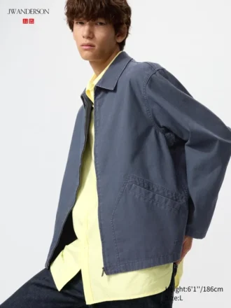 Cazadora con cremallera para hombre