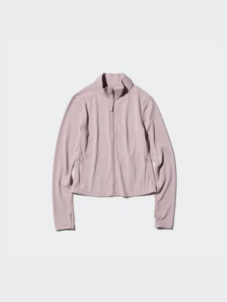Chaqueta con cremallera completa Ultra Stretch AIRism para mujer