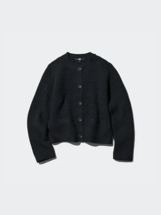 Chaqueta corta de punto para mujer