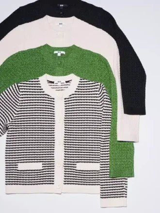 Chaqueta corta de punto para mujer