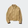 Chaqueta corta suave cepillada para mujer Chaqueta corta suave cepillada para mujer