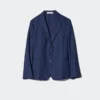 Chaqueta de mezcla de lino para mujer Chaqueta de mezcla de lino para mujer