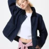 Chaqueta de pantalones cortos Barn para mujer | Denim Chaqueta de pantalones cortos Barn para mujer | Denim