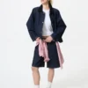 Chaqueta de pantalones cortos Barn para mujer | Denim Chaqueta de pantalones cortos Barn para mujer | Denim