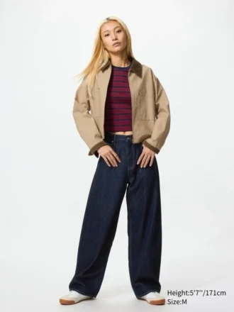 Chaqueta de pantalones cortos con cremallera para mujer