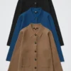 Chaqueta de punto acanalado Milano para mujer Chaqueta de punto acanalado Milano para mujer