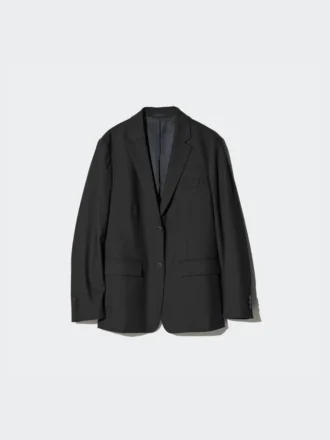 Chaqueta entallada de corte holgado para mujer