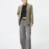 Chaqueta entallada de corte holgado para mujer Chaqueta entallada de corte holgado para mujer