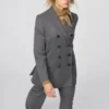 Chaqueta entallada de doble botonadura para mujer Chaqueta entallada de doble botonadura para mujer