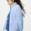 Chaqueta infantil de felpa de hilo mullido con cremallera completa Chaqueta infantil de felpa de hilo mullido con cremallera completa